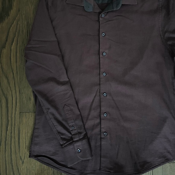 Stone Rose button up collared long sleeve shirt, size large - Picture 3 of 3